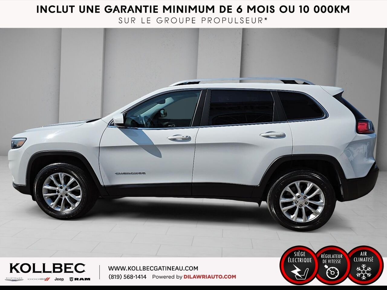 JEEP CHEROKEE 261101 | North 4x4 2019 Blanc Gatineau - photo #18