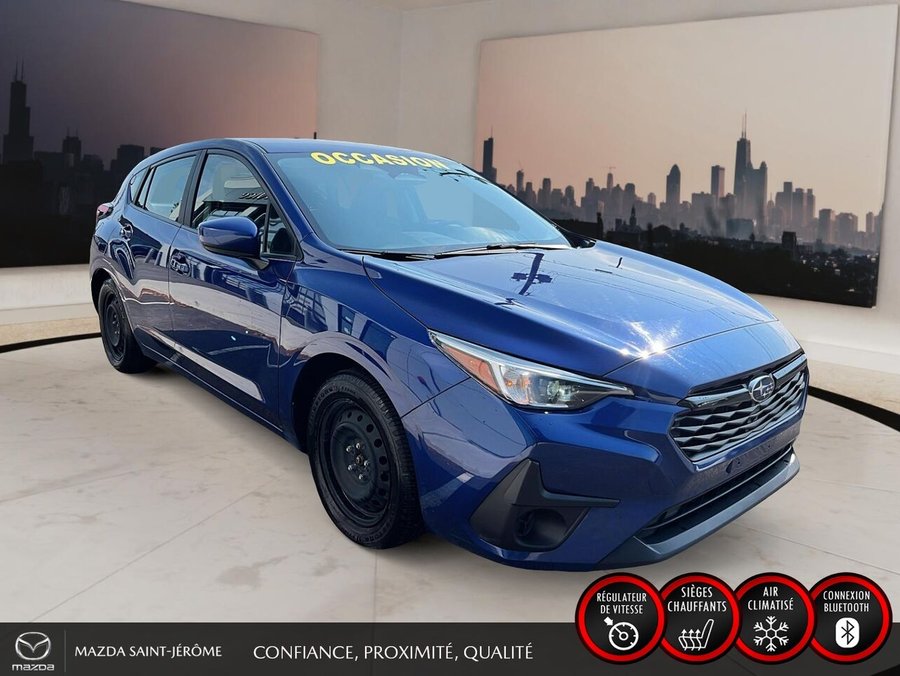2024 Subaru Impreza HATCHBACK | AWD | A/C | CLEAN CARFAX | Blue