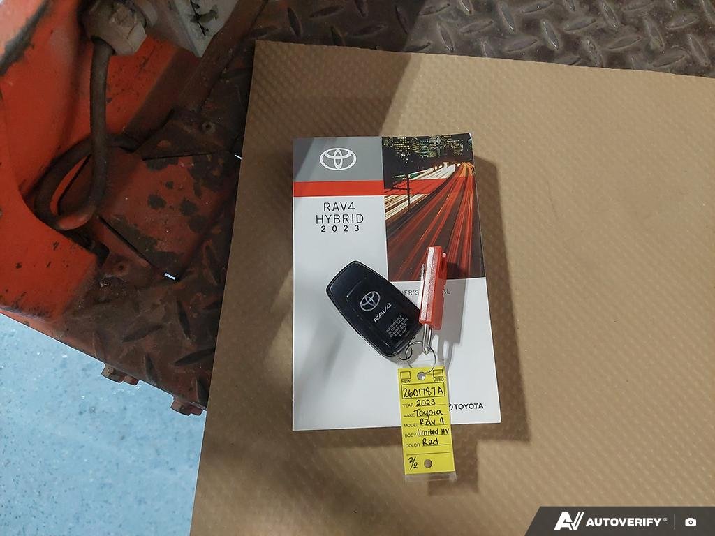 2023 Toyota RAV4 2601787A | Hybrid Limited Red Edmonton - photo #9