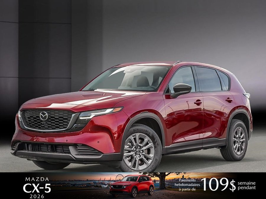 Mazda CX-5 2026 2026 Rouge vibrant cristal métallisé