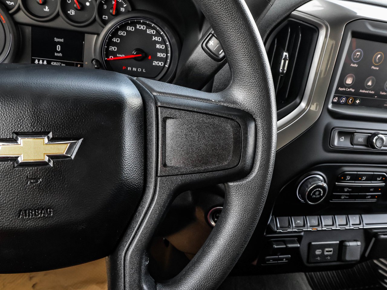 2024 Chevrolet Silverado 1500 4WD Crew Cab 147 Custom Grey Sherwood Park - photo #23