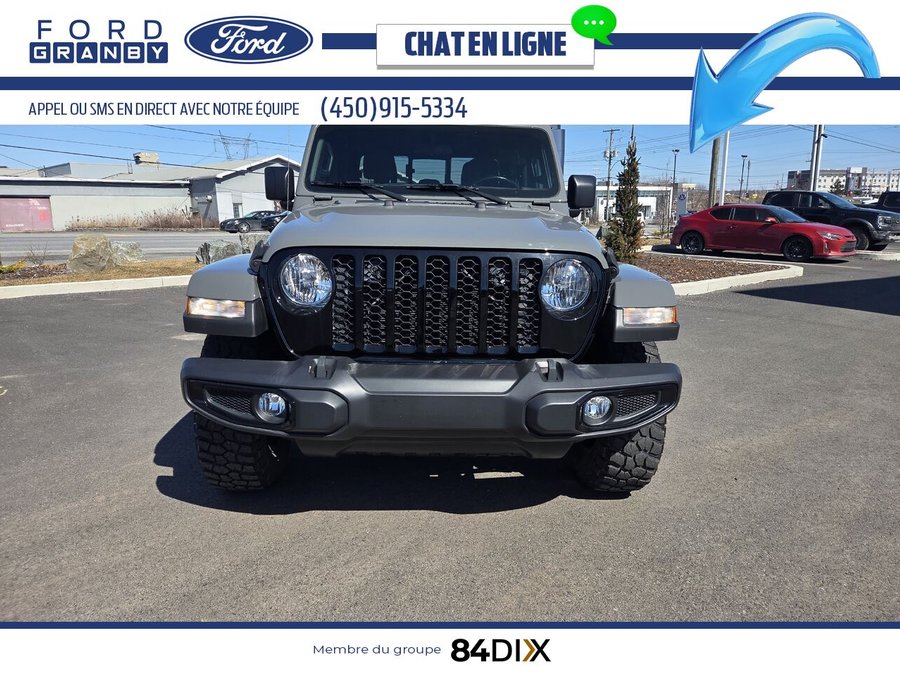 Jeep Gladiator V6 3.6L Willys 4x4 2021 Gris