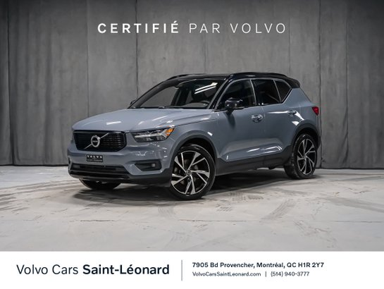 Volvo XC40 T5 R-DESIGN CLIMAT HARMAN KARDON MAGS 20PO 2022 Gris