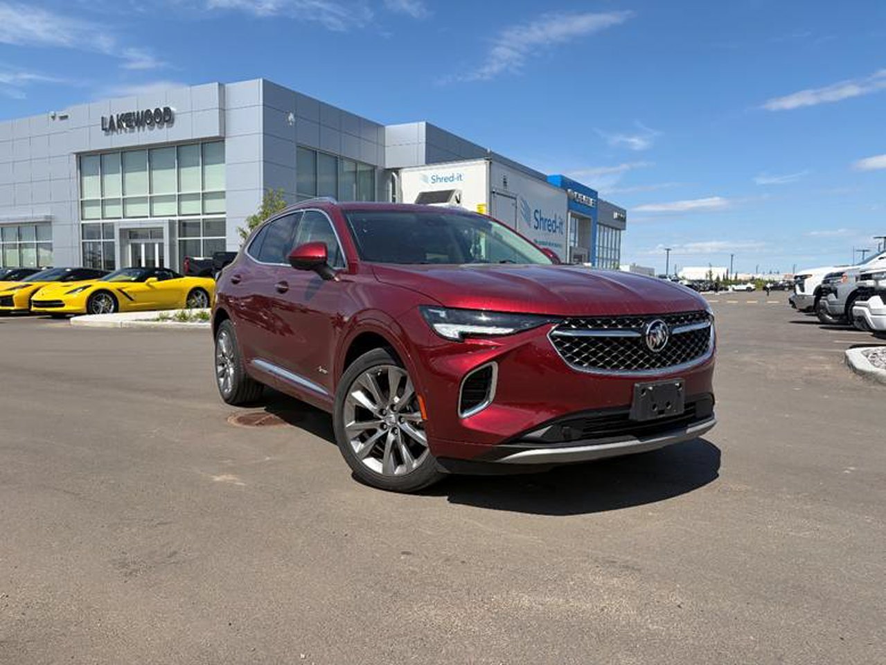 2022 Buick Envision AWD 4dr Avenir Red Sherwood Park - photo #1