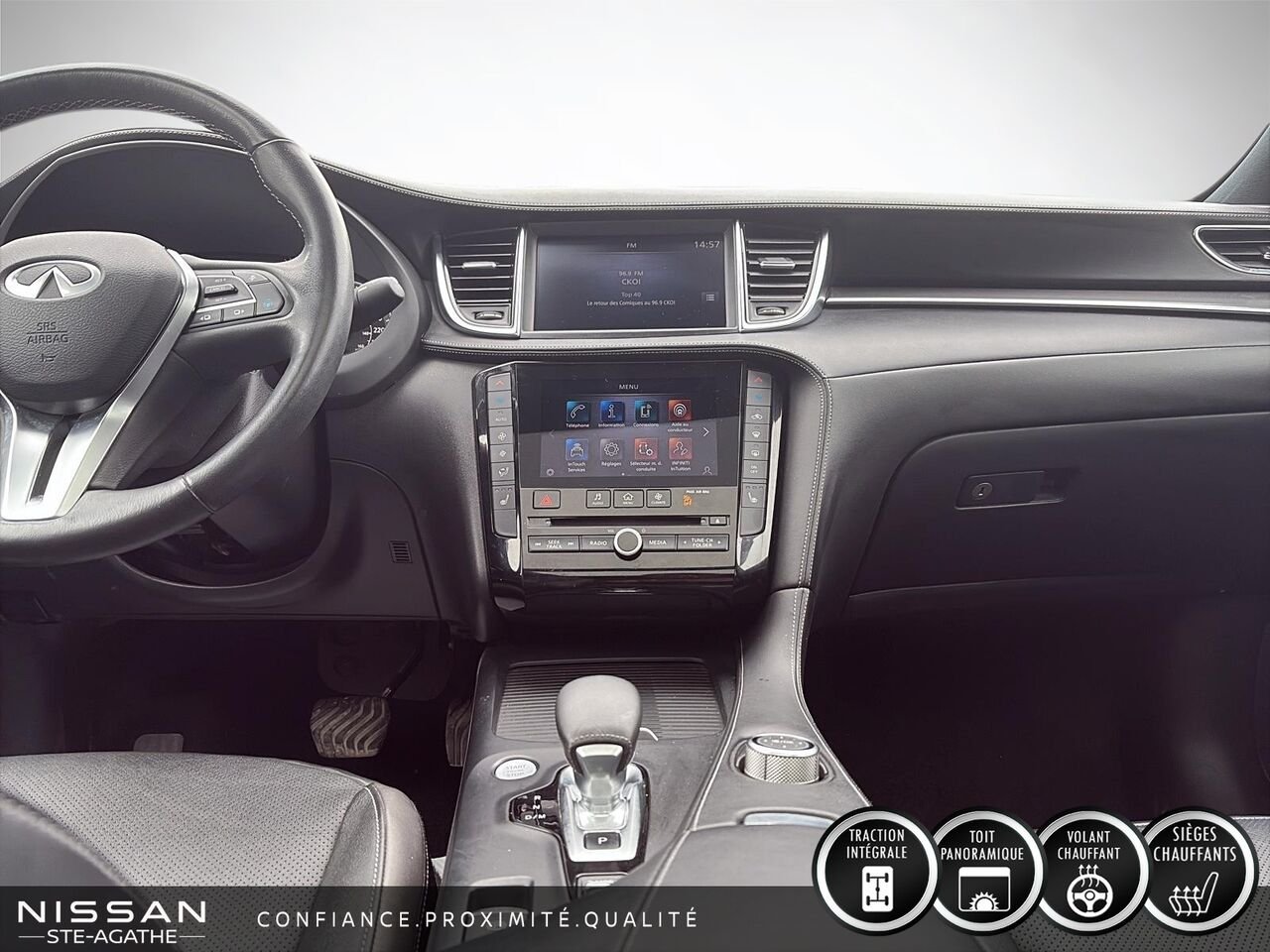 2022 INFINITI QX50 Black Sainte-Agathe-des-Monts - photo #11