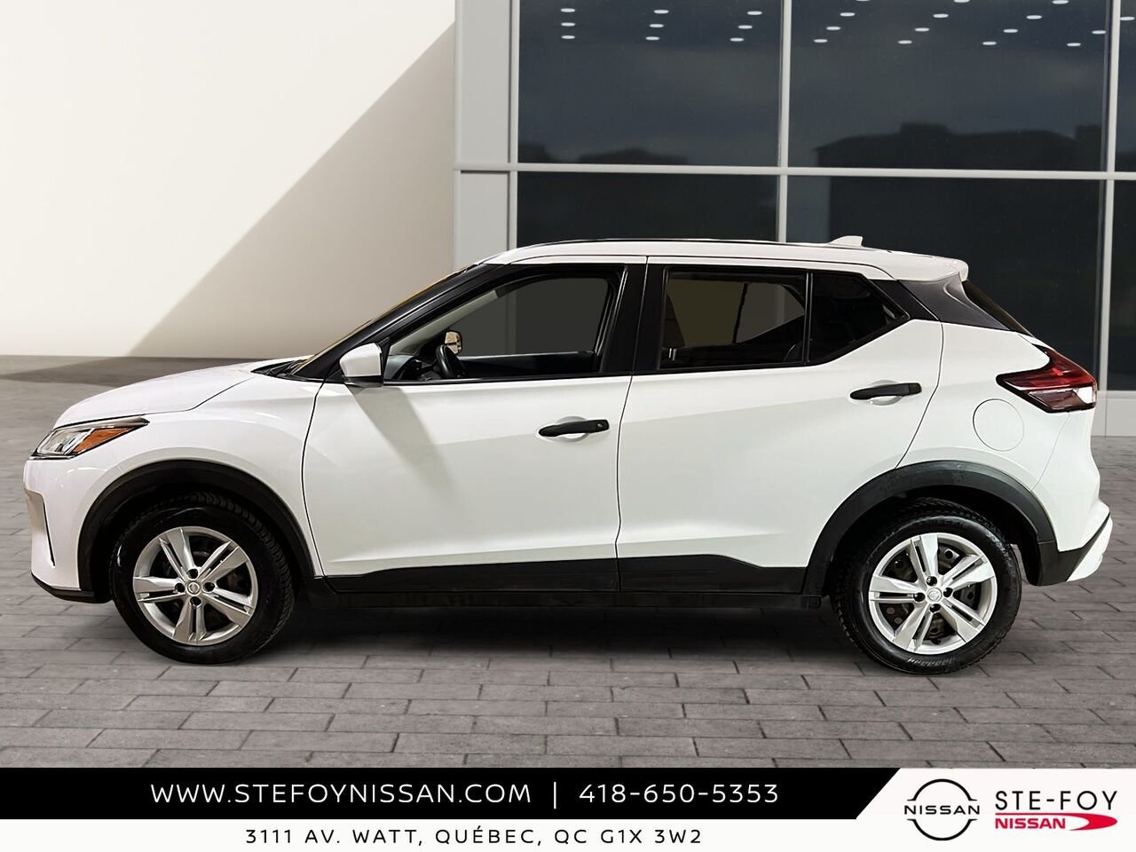 Nissan Kicks S TA 2022 Blanc Ste-Foy - photo #4