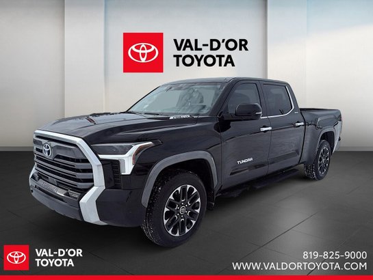 Toyota Tundra Limited hybride CrewMax 4x4 caisse longue cuir 2023 2023 Noir