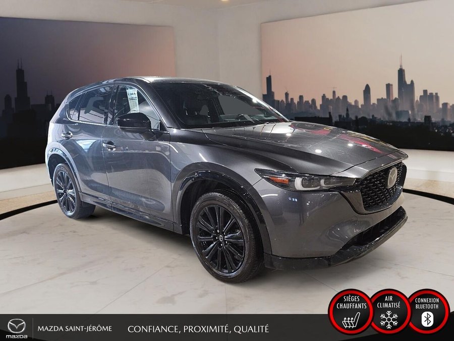 Mazda CX-5 Sport avec moteur turbo | TOIT OUVRANT | AWD | 2022 Gris