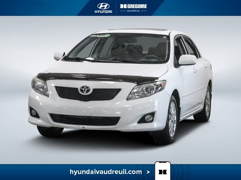 2009 Toyota Corolla White Saint-Eustache - photo #4