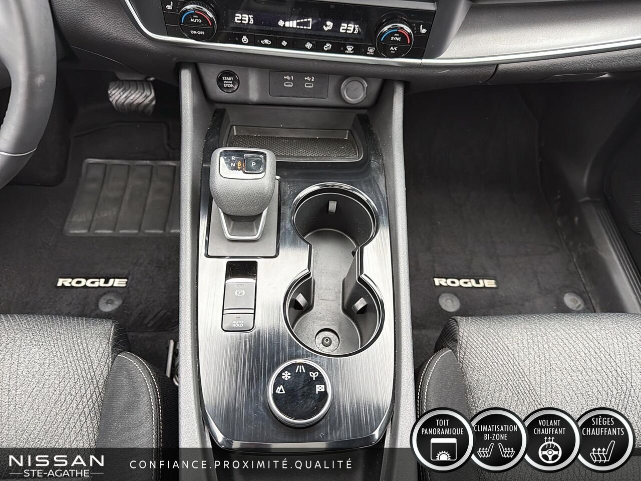 2025 Nissan Rogue SV TI avec ensemble toit ouvrant White Saint-Jérôme - photo #11