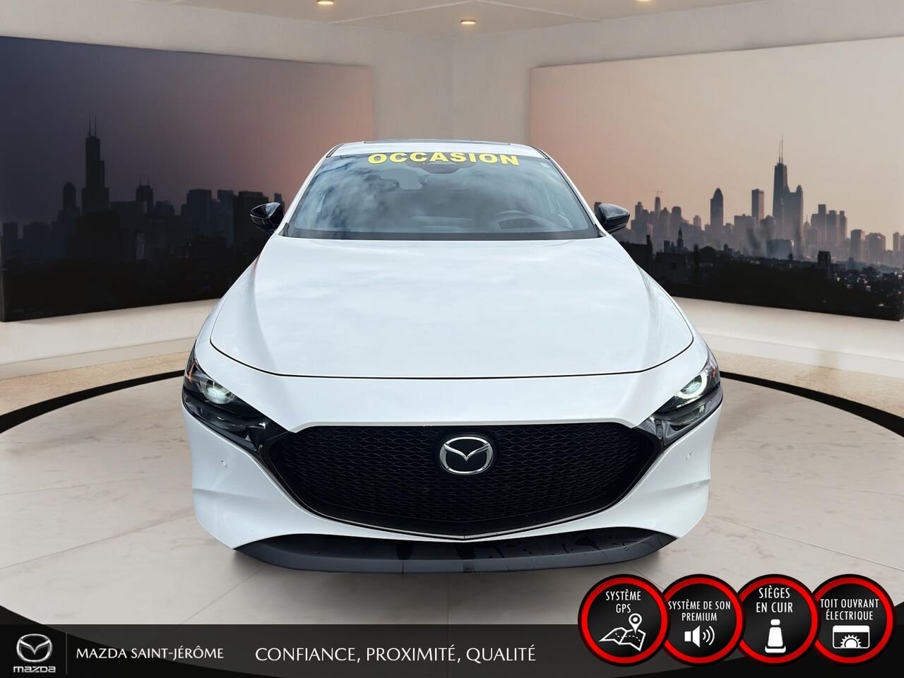 2025 Mazda Mazda3 Sport White Ste-Agathe des Monts - photo #2