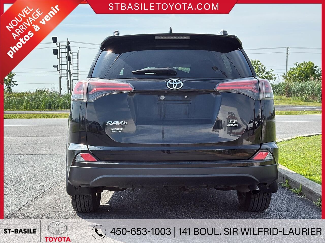 TOYOTA RAV4 2016 Noir Saint-Basile-le-Grand - photo #2