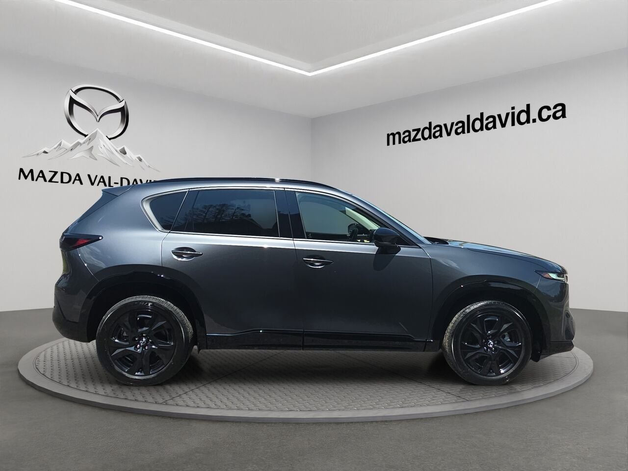 2026 Mazda CX-5 GT TI, ÉCRAN TACTILE 12.9 POUCES, SIÈGES CHAUFFANTS Machine Grey Metallic Val-David - photo #3