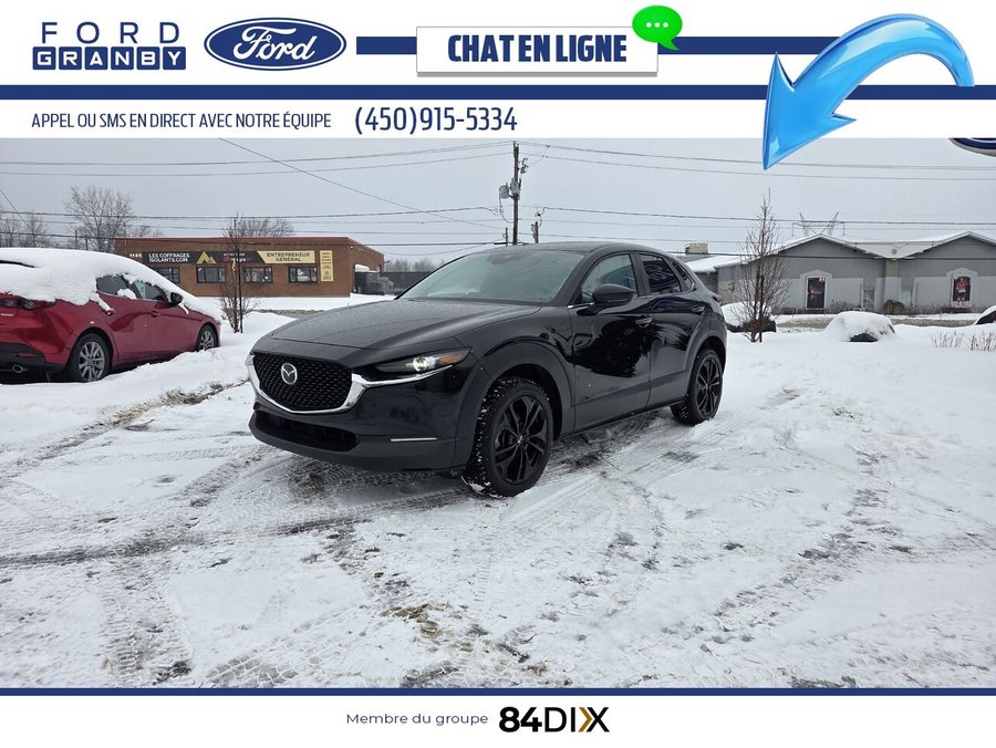 Mazda CX-30 GS AWD, SIEGES ET VOLANT CHAUFFANTS 2023 Noir