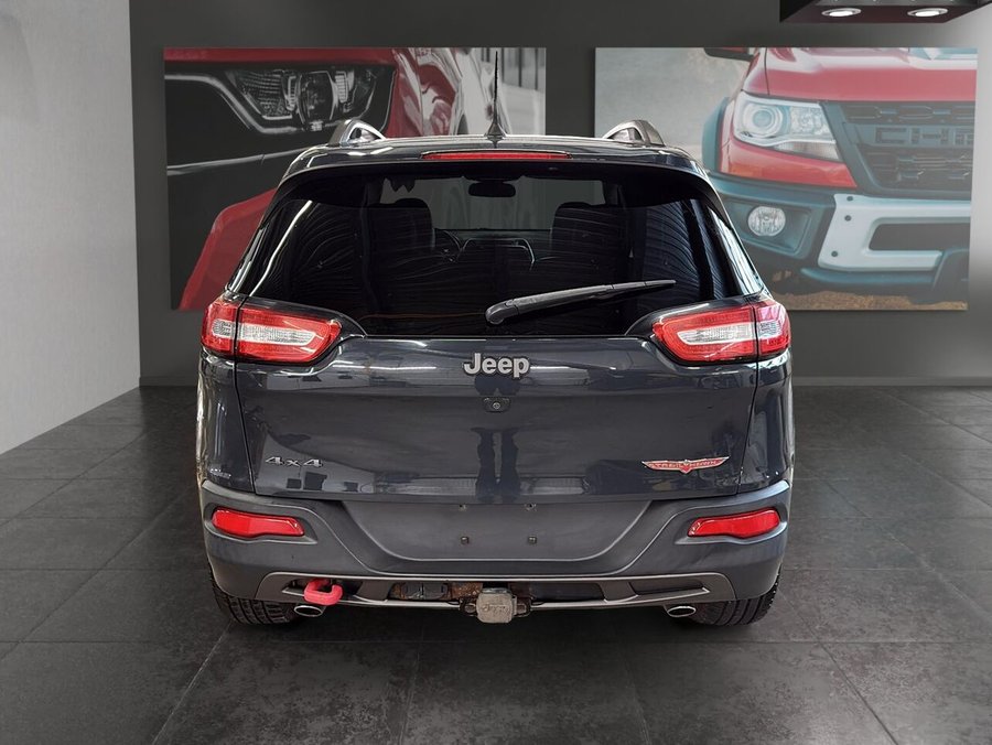 JEEP CHEROKEE + TRAILHAWK 4WD + GARANTIE DISPONIBLE 1-2-3 CHANCE AU CREDIT ! 2016 Gris