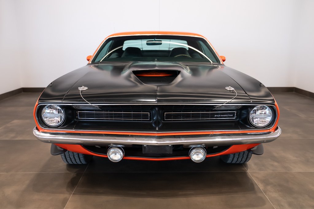 Plymouth AAR Cuda 1970 Orange Montréal - photo #2