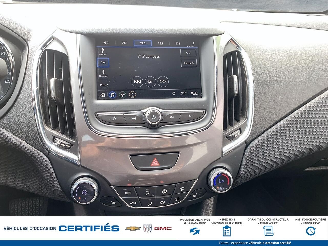 CHEVROLET CRUZE LT LT à hayon 4 portes 2019 Gris Montmagny - photo #12