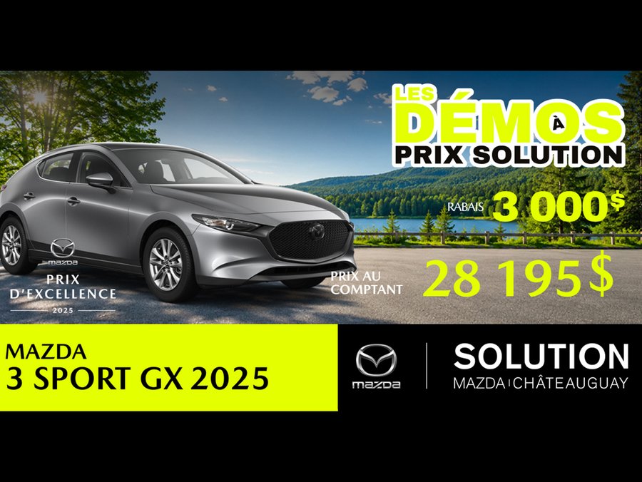 MAZDA Mazda3 Sport 2025 2025 Gris mécanique métallisé