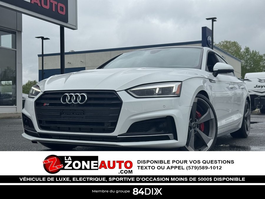 Audi S5 Sportback Technik 2019 2019 Blanc