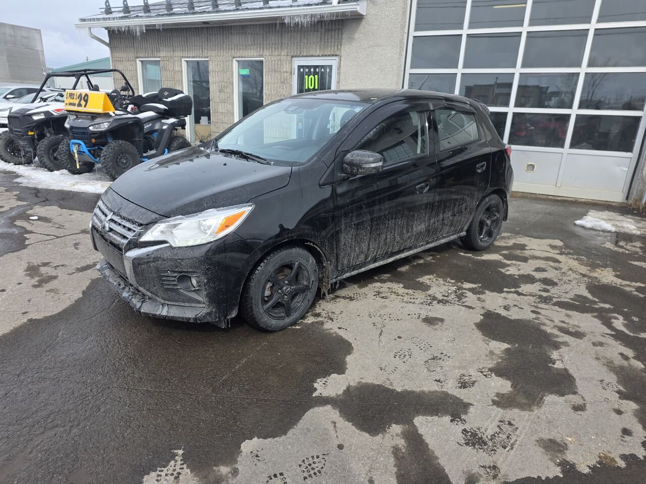 2024 Mitsubishi Mirage Grey  - photo #1