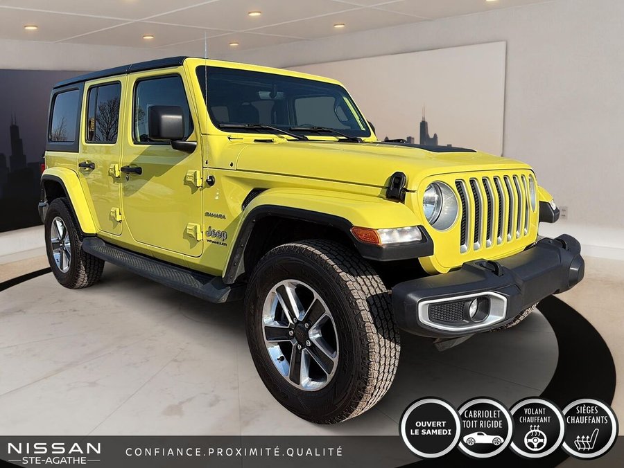 Jeep Wrangler Sahara 4 portes 4x4 2023 Jaune