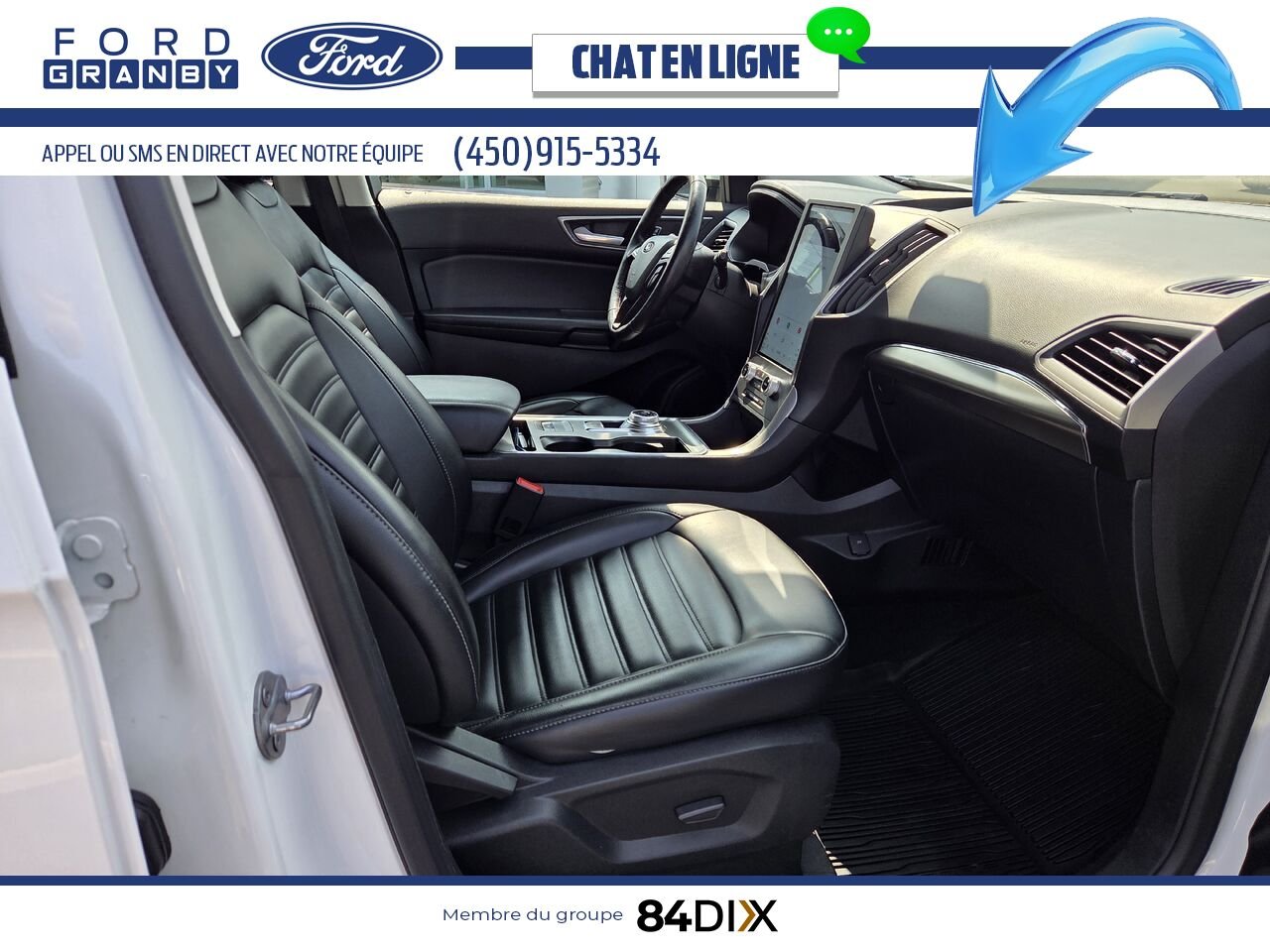Ford Edge 2022 Blanc Granby - photo #21