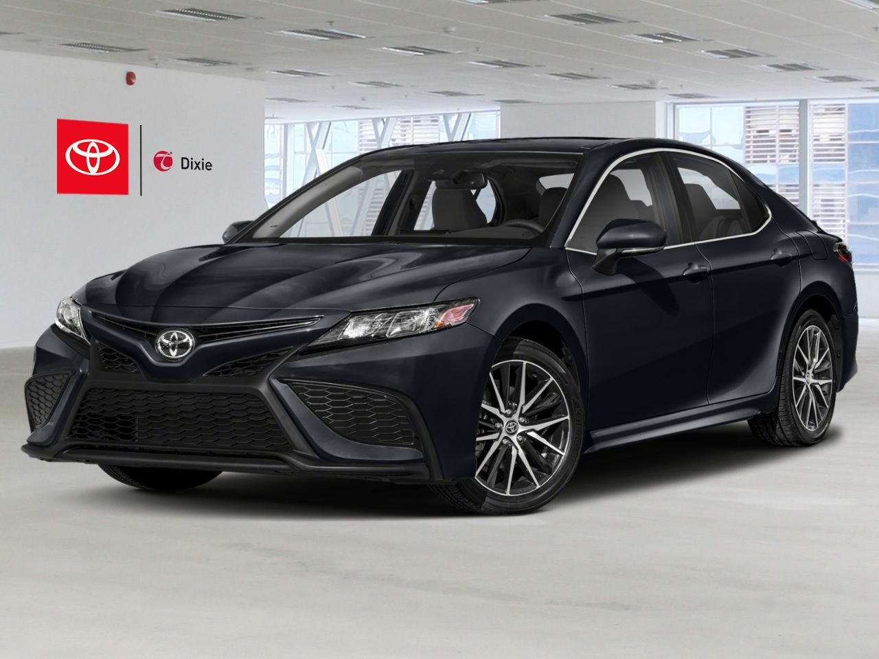 2023 Toyota Camry SE / CLEAN CARFAX / HEATED SEATS / ALLOY WHEELS / TOYOTA SAFETY SENSE / CARPLAY AND ANDROID AUTO Black Mississauga - photo #0