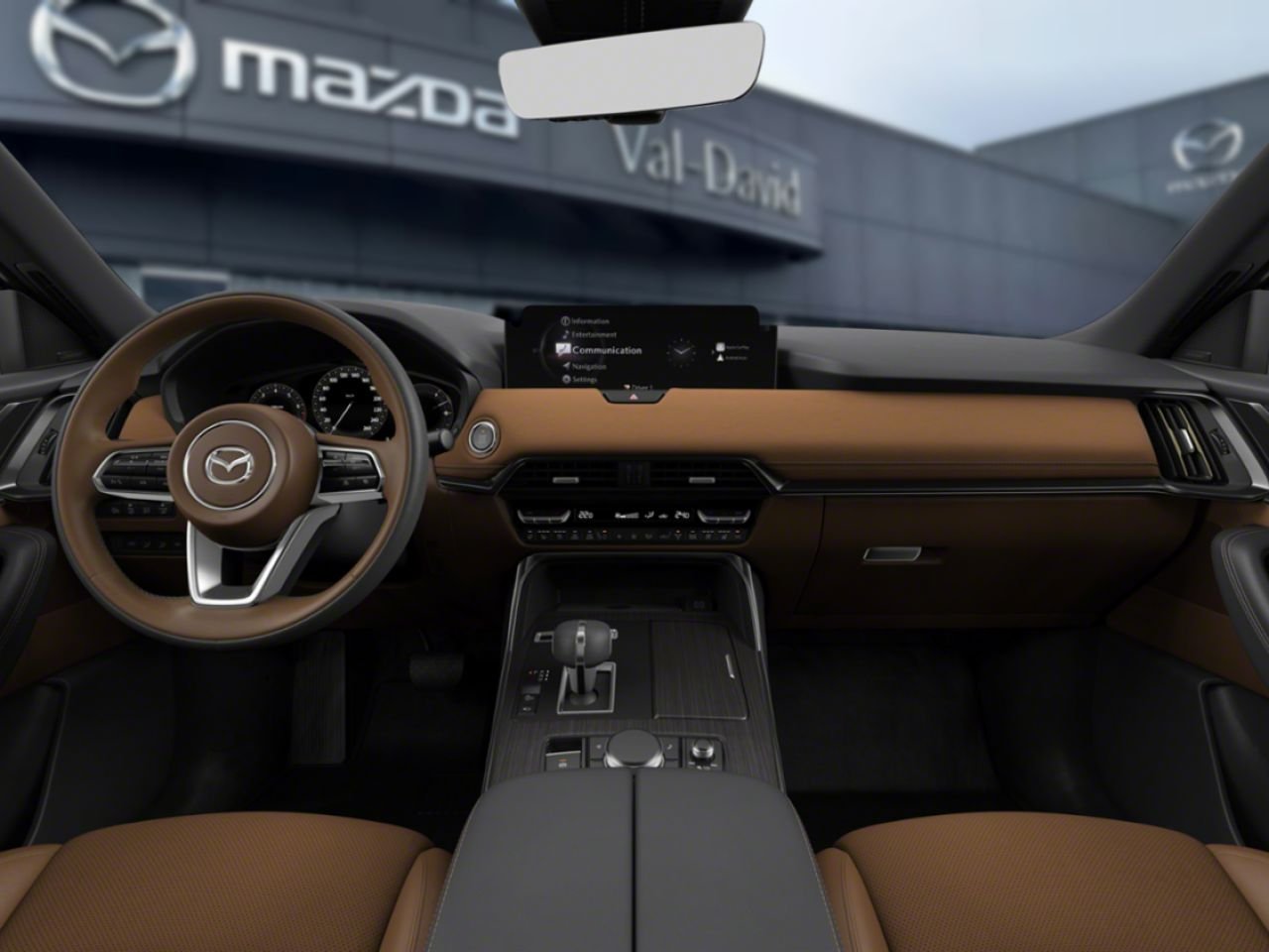 2026 Mazda CX-70 MHEV Signature TI Jet Black Mica Val-David - photo #2