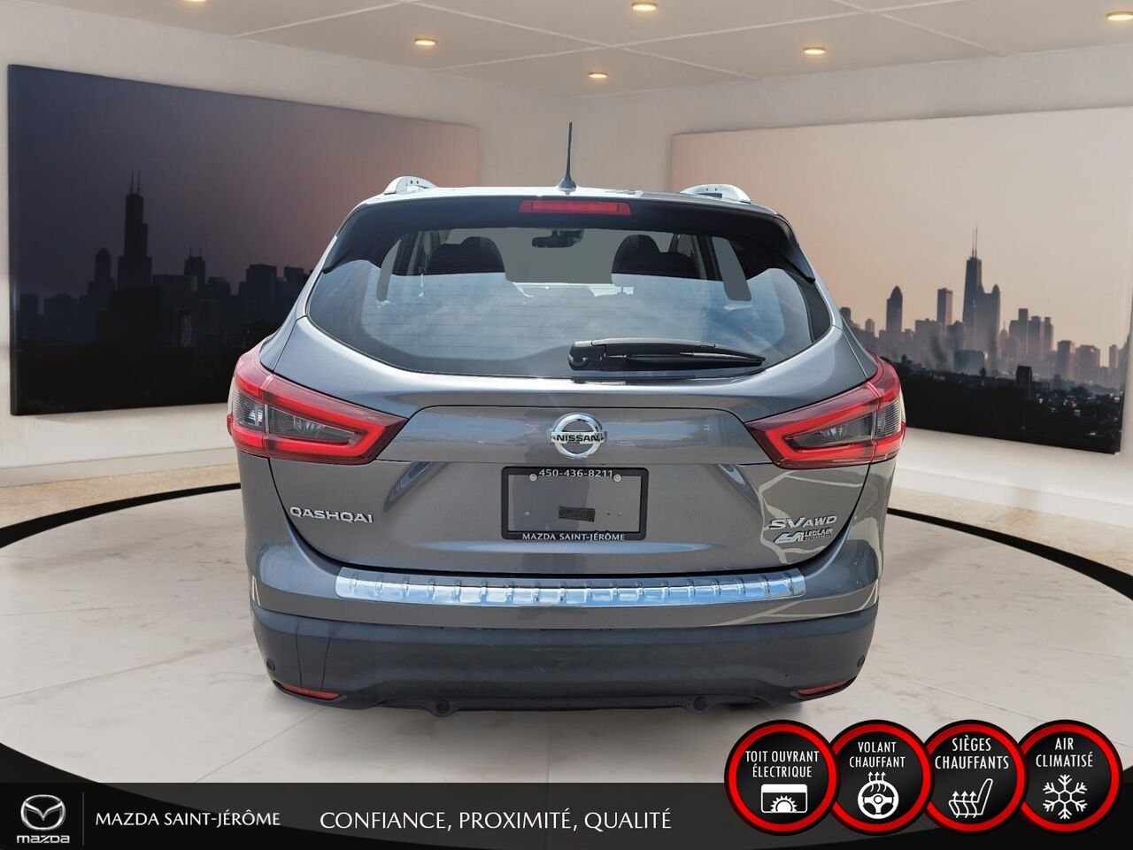 Nissan Qashqai SV | AWD | TOIT OUVRANT | MAGS | 2022 Gris Saint-Jérôme - photo #6