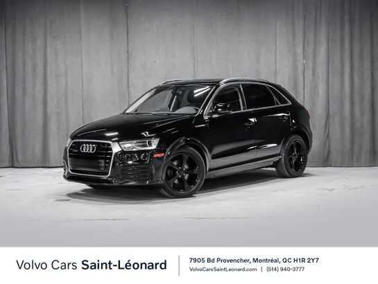 Audi Q3 PROGRESSIV MAGS 19PO TOIT PANO 2018 Noir