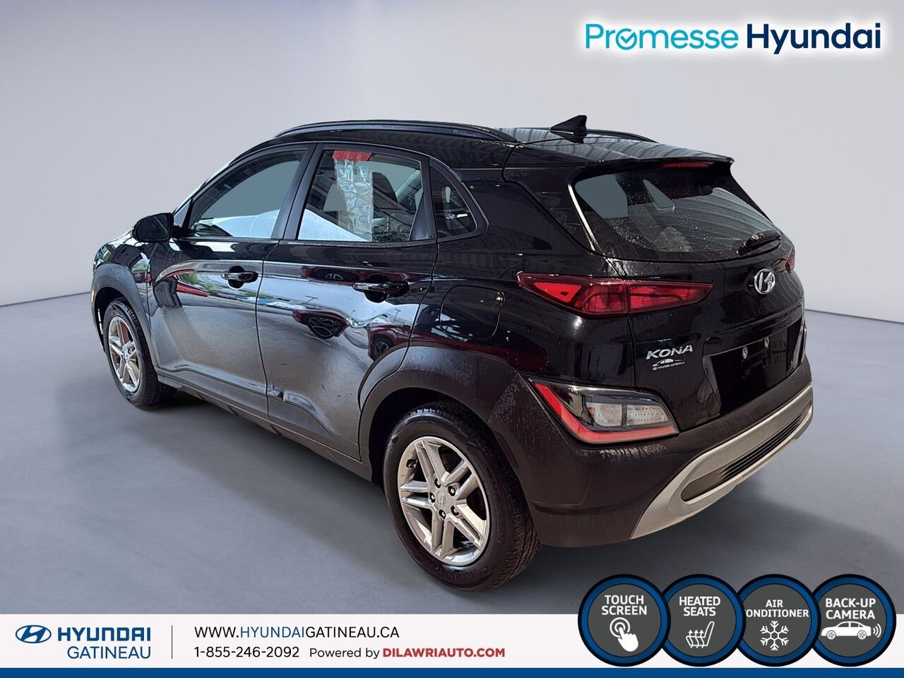 Hyundai Kona 2.0L Essential *** awd , sieges chauffant , certifier *** 2022 Noir Ottawa & Gatineau - photo #3
