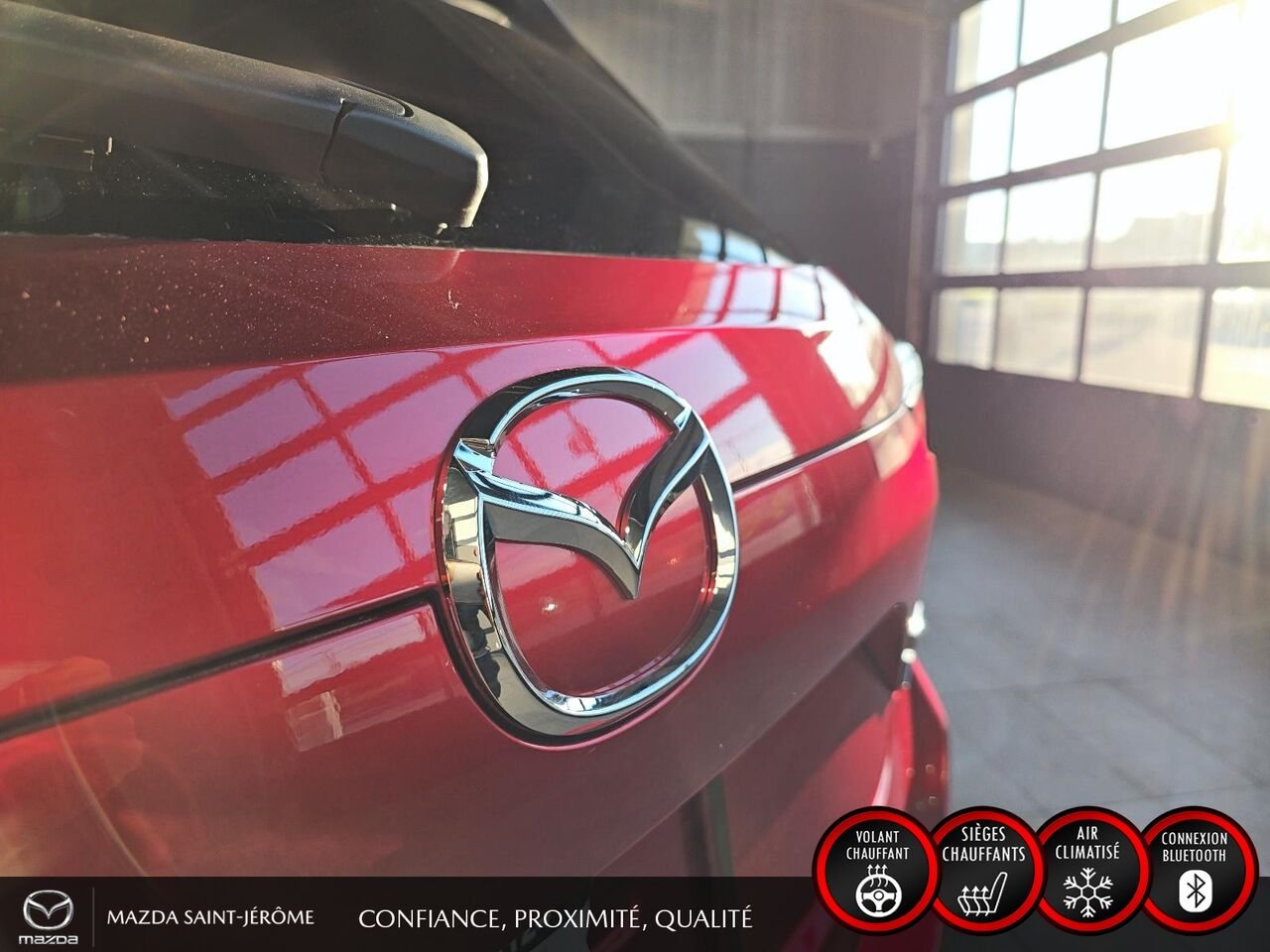 2024 Mazda CX-5 GS TI sans désactivation de cylindres Red Saint-Jérôme - photo #7
