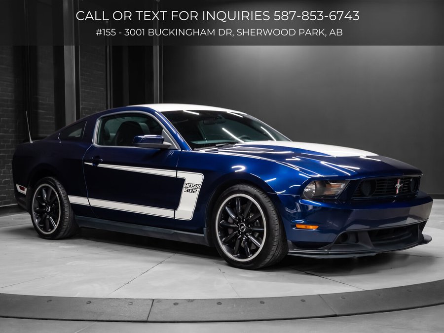 2012 Ford Mustang 2012 Blue