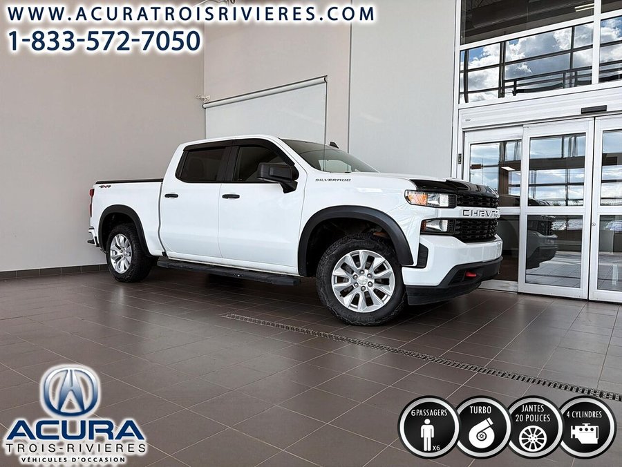 Chevrolet Silverado 1500 CUSTOM BOITE COURTE 2020 2020 Blanc