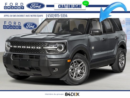 Ford Bronco Sport Big Bend 4x4 2026 Gris carbonisé métallisé