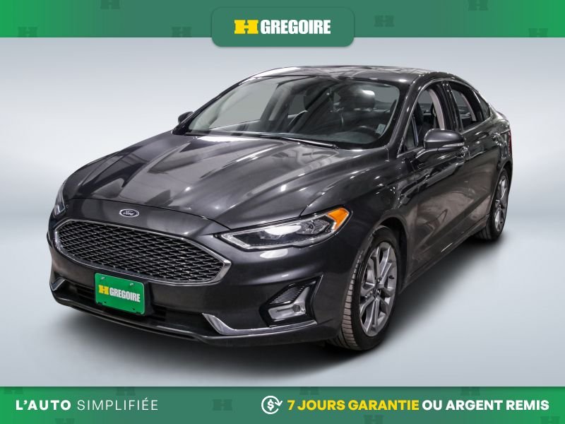 Ford Fusion 728870 | HYBRID TITANIUM CUIR TOIT MAGS CAM RECULE 2020 Gris Laval - photo #2
