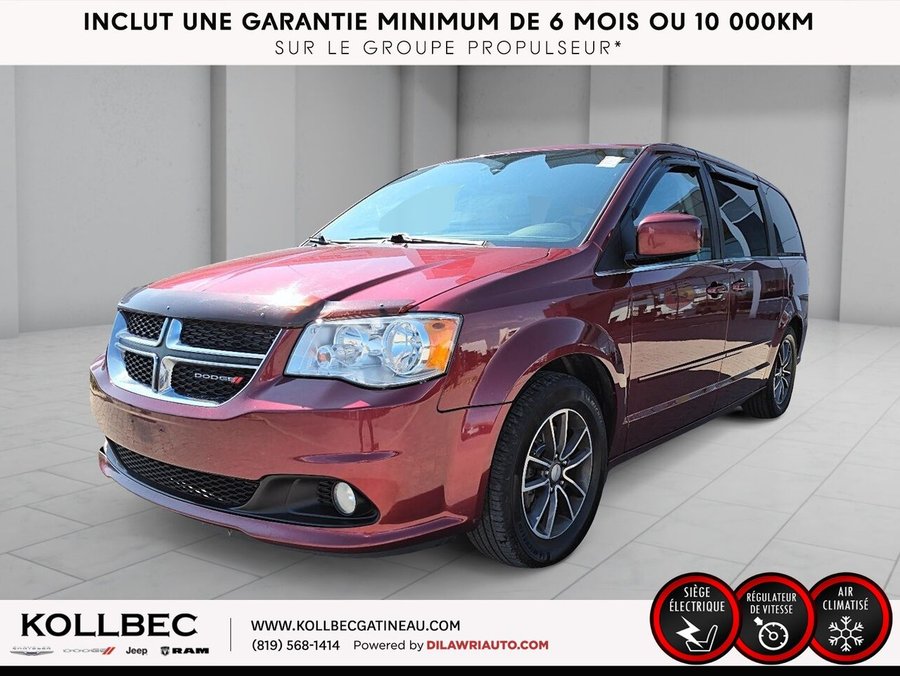 DODGE GRAND CARAVAN *** UN PROPRIO + CLEAN CARFAX *** 2017 Rouge