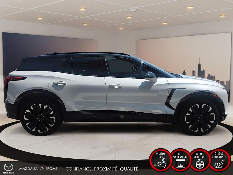 2025 Chevrolet Blazer EV RS | AWD | TOIT PANORAMIQUE | CUIR ROUGE | White