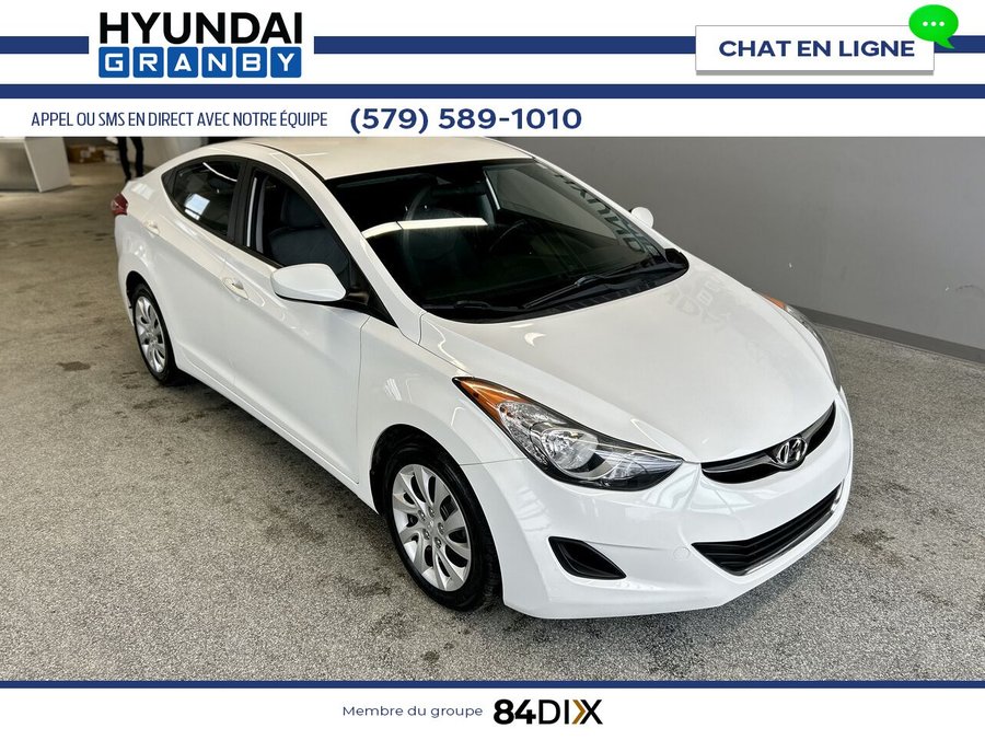 2013 Hyundai Elantra 2013 White