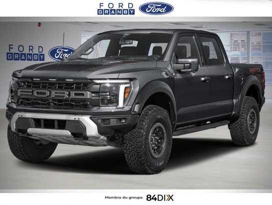 Ford F-150 Raptor SuperCrew 4RM caisse de 5,5 pi 2026 Noir agate métallisé