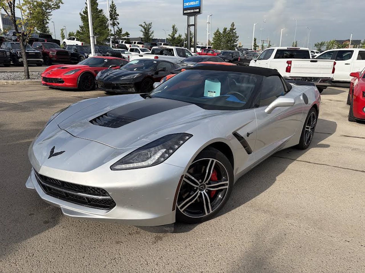 2016 Chevrolet Corvette 2dr Stingray Conv w/1LT Grey Sherwood Park - photo #2