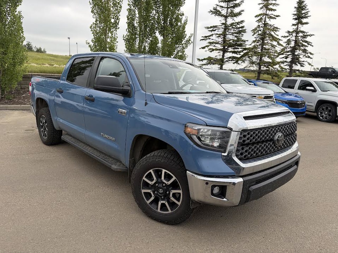 2019 Toyota Tundra 4x4 Crewmax SR5 Plus 5.7L Cavalry Blue Sherwood Park - photo #1