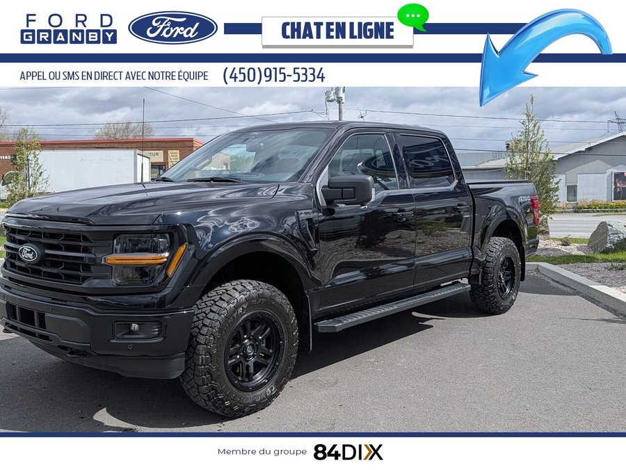 Ford F-150 XLT cabine SuperCrew 4RM caisse de 5,5 pi 2026 Noir agate métallisé