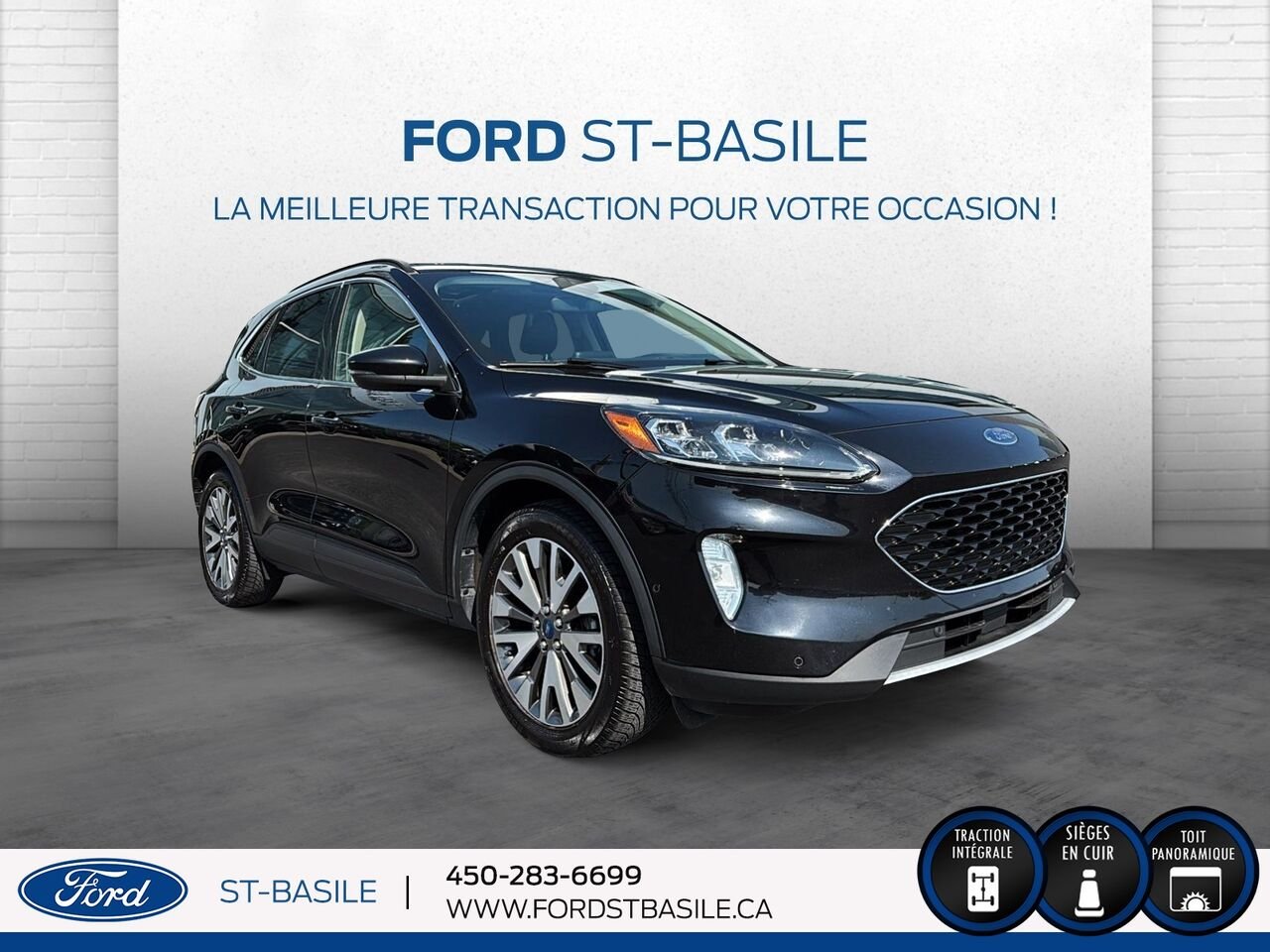 2020 Ford Escape Black Saint-Basile-le-Grand - photo #9