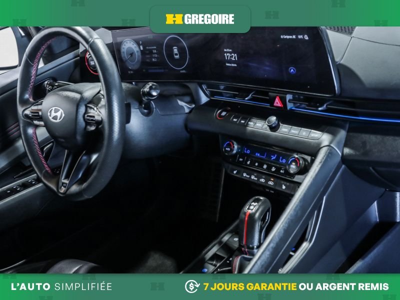 Hyundai Elantra 729693 | N Line Ultimate AUTO AC CUIR TOIT NAV GR ELEC MAGS 2025 Blanc Laval - photo #25
