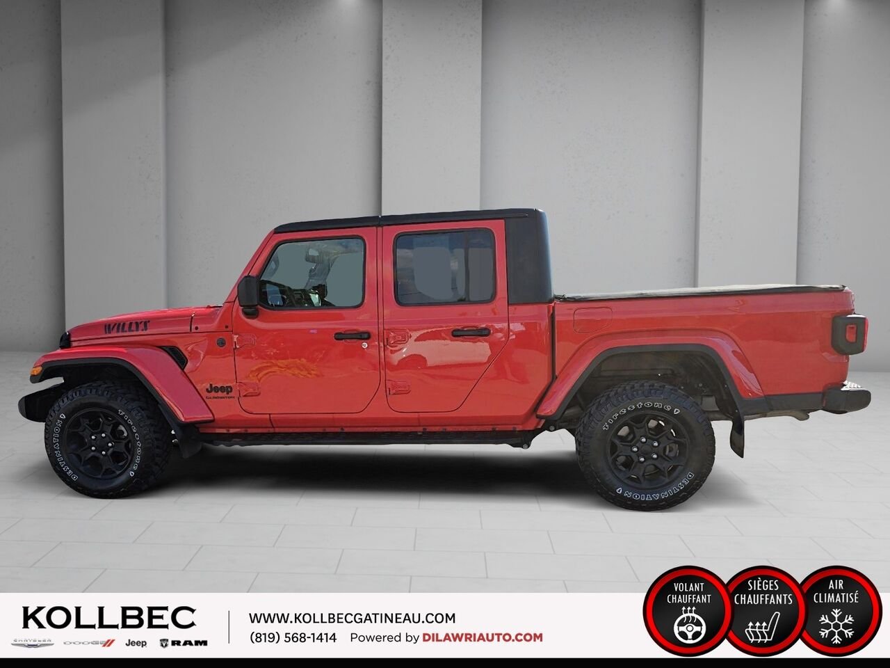 2023 JEEP GLADIATOR SPORT Willys 4x4 Red Ottawa & Gatineau - photo #18