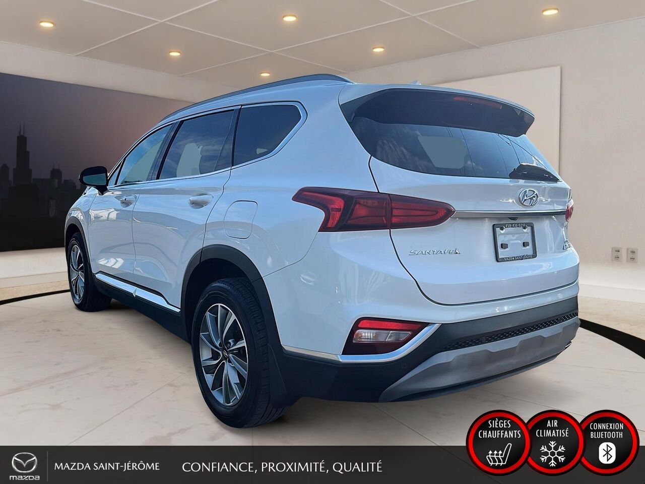 Hyundai Santa Fe 2019 Blanc Saint-Jérôme - photo #9