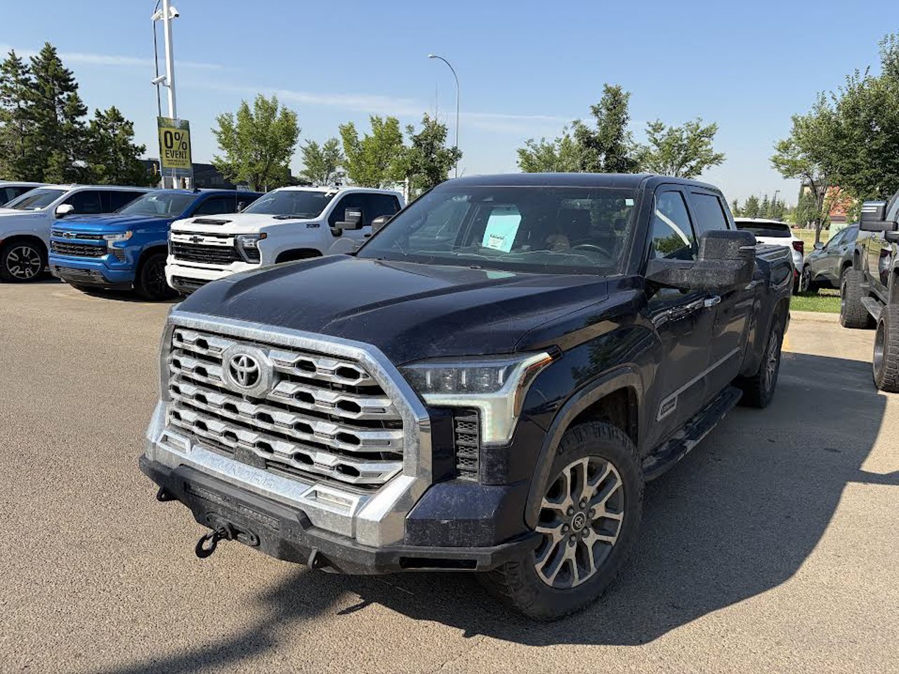 2022 Toyota Tundra 4x4 Crewmax Platinum Long Bed Blue Sherwood Park - photo #2