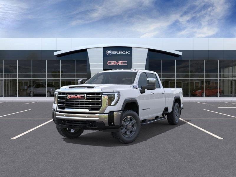 GMC Sierra 2500HD SLT 2026 Blanc glacier 3 couches Rouyn-Noranda - photo #1
