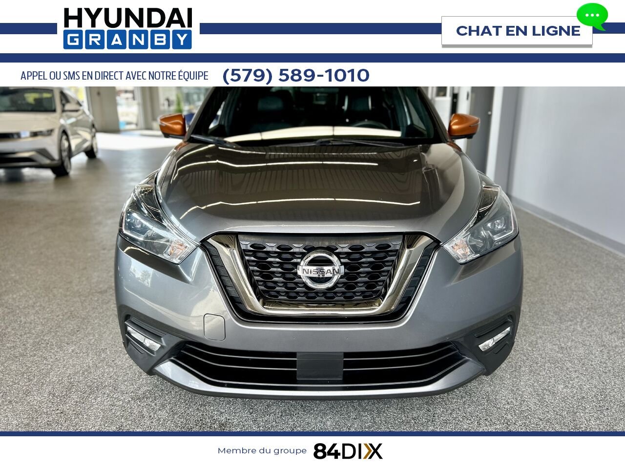2020 Nissan Kicks Grey Granby - photo #2